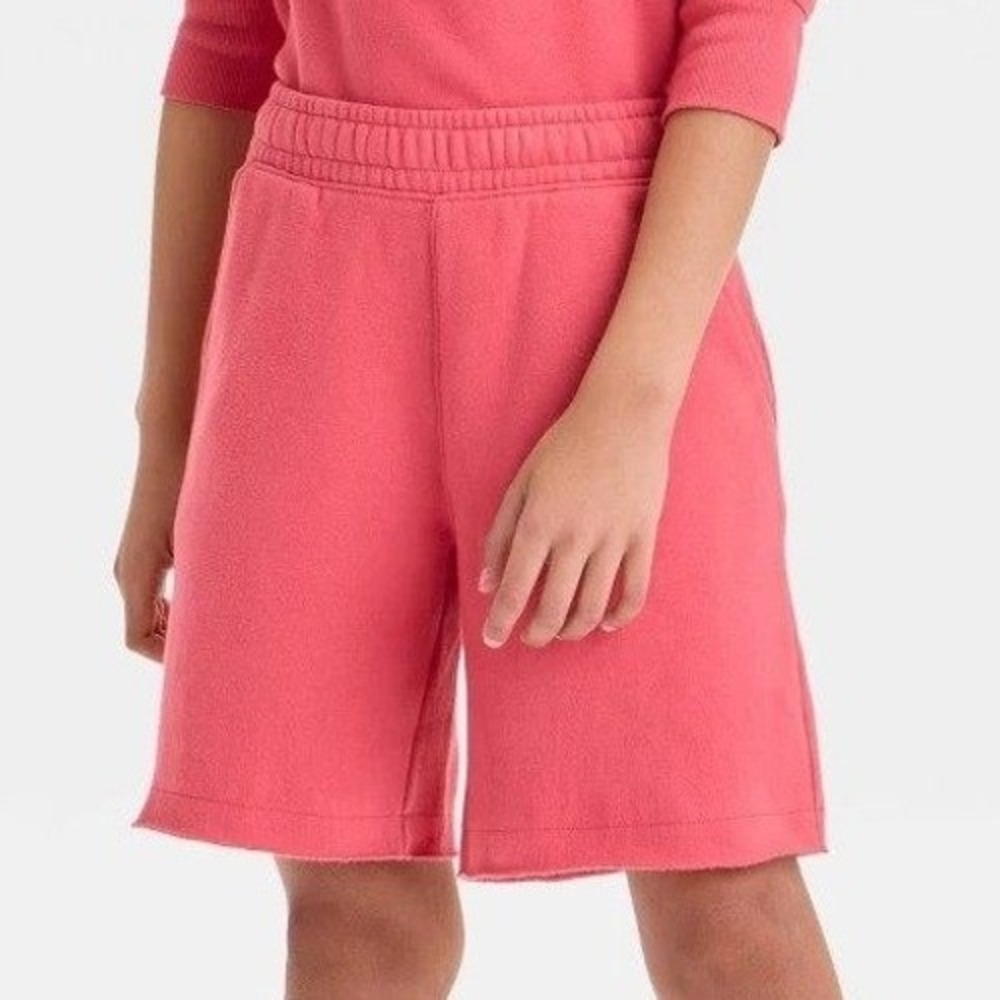 Art Class Boys' Fleece Shorts Kids XXL 16/18 Red‎
